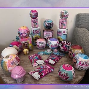 Lol surprise bundle 20 different lol balls and some rare , extras as well